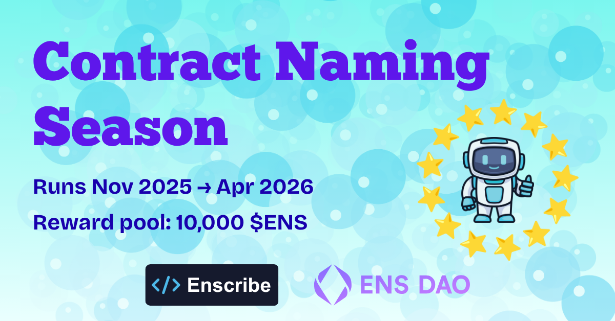 Contract naming season banner